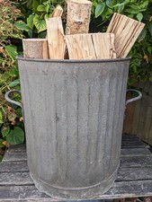 Vintage galvanised log for sale  MORDEN