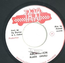 " ABORTION." black uhuru. TAXI 7in 1979. comprar usado  Enviando para Brazil