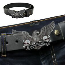 Ledergürtel adler biker gebraucht kaufen  Neukirchen
