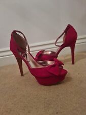 Red bow suede for sale  MANCHESTER