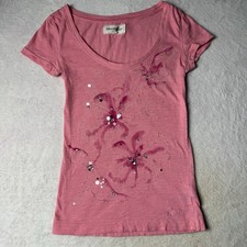 Usado, Camiseta feminina Y2K Aeropostale pequena manga curta lantejoulas anos 2000 bebê rosa comprar usado Usado, Camiseta feminina Y2K Aeropostale pequena manga curta lantejoulas anos 2000 bebê rosa comprar usado  Enviando para Brazil
