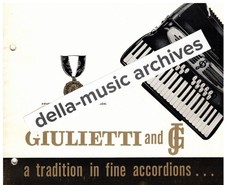 GIULIETTI ACORDEÃO 1956 CATÁLOGO LINHA COMPLETA DE PRODUTOS COM PREÇOS - MUITO RARO NOS comprar usado  Enviando para Brazil