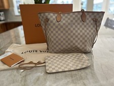 Bolsa de ombro Louis Vuitton Damien Azur Neverfull MM bolsa removível com zíper comprar usado  Enviando para Brazil