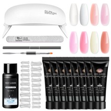 7 peças MEET THROUGHS gel UV para extensão de unhas gel com kits de manicure de lâmpada de unhas comprar usado  Enviando para Brazil