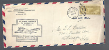 Usado, 1932 Saint Louis Mo capa homenageando St. Louis Pilots C of C Air Board tamanho legal comprar usado  Enviando para Brazil