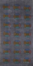 Circles design overdyed for sale  Charlotte