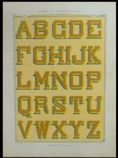 Alphabet art nouveau d'occasion  Rennes-