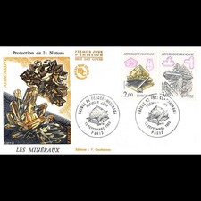 FDC JF - Minéraux - Marcassite - Quartz, Paris 13/9/86, usado comprar usado  Enviando para Brazil