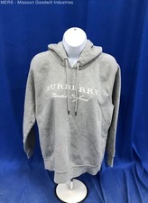 Pulôver com capuz Burberry masculino cinza autêntico logotipo comprar usado  Enviando para Brazil