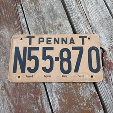 1956 pennsylvania temporary for sale  Kirksville