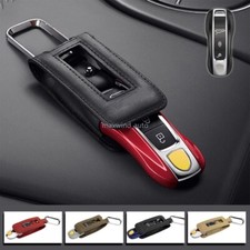Capa chaveiro de carro couro genuíno para Porsche 911 Cayenne Macan Panamera Taycan comprar usado  Enviando para Brazil