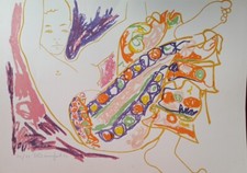 Alain bonnefoit litografia usato  Fucecchio