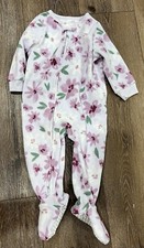 Usado, Pijama Carter's Baby Girls roxo floral lã footie comprar usado  Enviando para Brazil