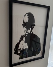 Framed banksy rude for sale  LONDON