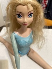 Boneca Barbie Disney Frozen Filme Personagem Mattel 12" ELSA Moda 2012 Azul, usado comprar usado  Enviando para Brazil
