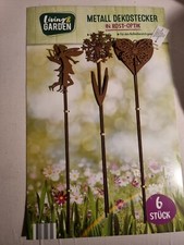 Metall dekostecker rost gebraucht kaufen  München