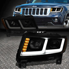 [Led Drl + Sinal] para 11-13 Jeep Grand Cherokee Projetor Farol Fumê/âmbar comprar usado  Enviando para Brazil