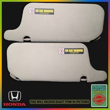 Conjunto de pares de para-sol Honda Civic 1996-2000 motorista passageiro esquerda direita tecido bege comprar usado  Enviando para Brazil