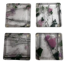 Fused glass coasters for sale  Meridian