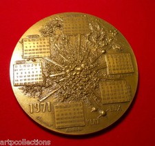 1971 calendrier bronze d'occasion  France