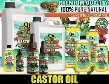 Óleo de rícino orgânico 100% prensado a frio não diluído, certificado, qualidade premium Reino Unido comprar usado  Enviando para Brazil