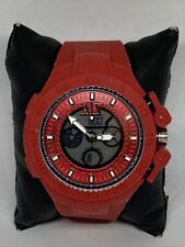 Relógio de quartzo Armani Exchange AX1281 masculino silicone vermelho mostrador analógico e digital MP505 comprar usado  Enviando para Brazil