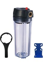 Carcaça de filtro de água Geekpure casa inteira 3/4" NPT latão ajuste 10" x 2,5"-claro , usado comprar usado  Enviando para Brazil