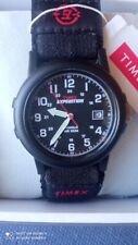 Timex Expedition relógio de quartzo masculino T40011 campista preto nylon data Indiglo 39mm 8", usado comprar usado  Enviando para Brazil