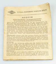 Tetenal bedienungsanleitung an gebraucht kaufen  Berlin