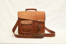 Bolsa satchel masculina de couro vintage 17 polegadas laptop mensageiro feita à mão, usado comprar usado Bolsa satchel masculina de couro vintage 17 polegadas laptop mensageiro feita à mão, usado comprar usado  Enviando para Brazil