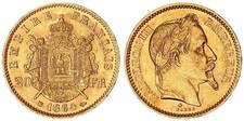 Francs gold 1864 gebraucht kaufen  Göttingen