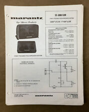 Alto-falante Marantz SS-5000 SS-5100 manual de serviço *original* comprar usado  Enviando para Brazil