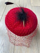 red pillbox hat for sale red pillbox hat for sale LEAMINGTON SPA