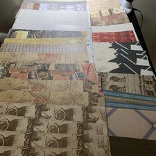 Lote misto de 50 páginas de papel para scrapbook 12x12, usado comprar usado  Enviando para Brazil