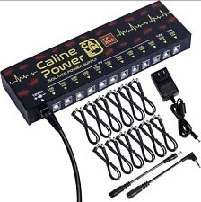 Pedal de efeito calino fonte de alimentação 12 saída DC isolada 9V/12V/18V Reino Unido/EUA/UE/AU comprar usado  Enviando para Brazil