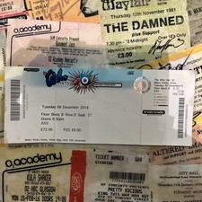 Original gig ticket for sale  HOUGHTON LE SPRING