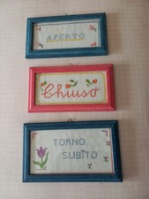 Targhe quadretti aperto usato  Novi di Modena