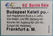 zuglaufschild ec gebraucht kaufen  Bad Reichenhall
