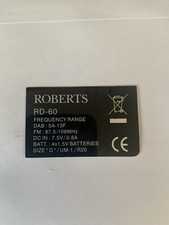 Roberts radio model for sale Roberts radio model for sale  WITHAM