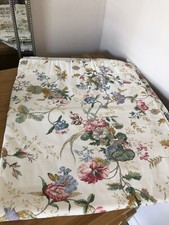 Pair floral curtains for sale  NELSON