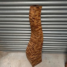 Wavy wooden vase for sale  NEWTON-LE-WILLOWS