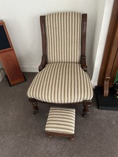 Vintage chairs footstool for sale  CHEADLE
