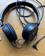 Black sony headphones for sale  LEEDS