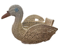 Vintage wicker duck for sale  Leander