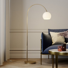 Lindby cynthia bogenstehlampe gebraucht kaufen  Berlin
