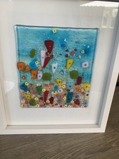 Fused glass picture for sale  KIDDERMINSTER