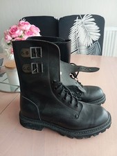 Bottes cuir lacets d'occasion  Saint-Ouen-l'Aumône
