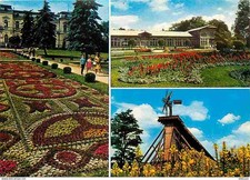 Pologne - Ciechocinek - Dywan kwiatowy. Klub kawiarnia i pipinia wôd mineralnych na sprzedaż  Wysyłka do Poland