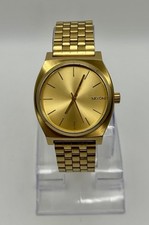 Relógio de pulso masculino de quartzo inoxidável tom dourado Nixon Minimal The Time Teller 100M comprar usado  Enviando para Brazil