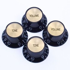 Top Hat Bell botão refletor tom de volume para Gibson Epiphone LP SG-ouro preto comprar usado  Enviando para Brazil